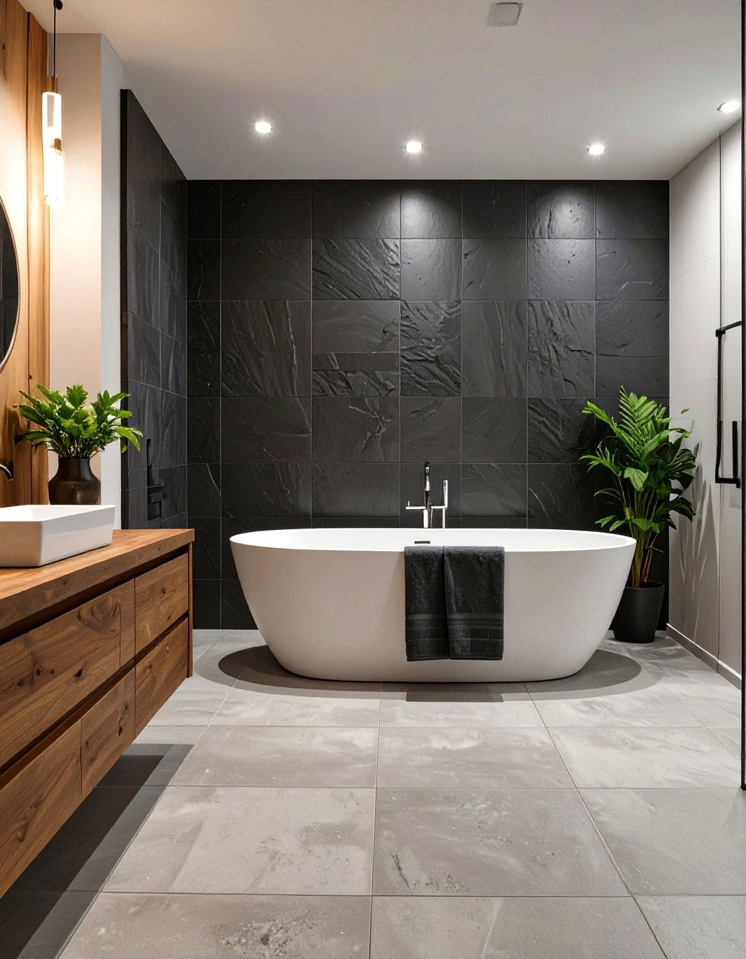 Natural Slate Bathroom Wall Tiles - 30 bathroom tiles design images ideas