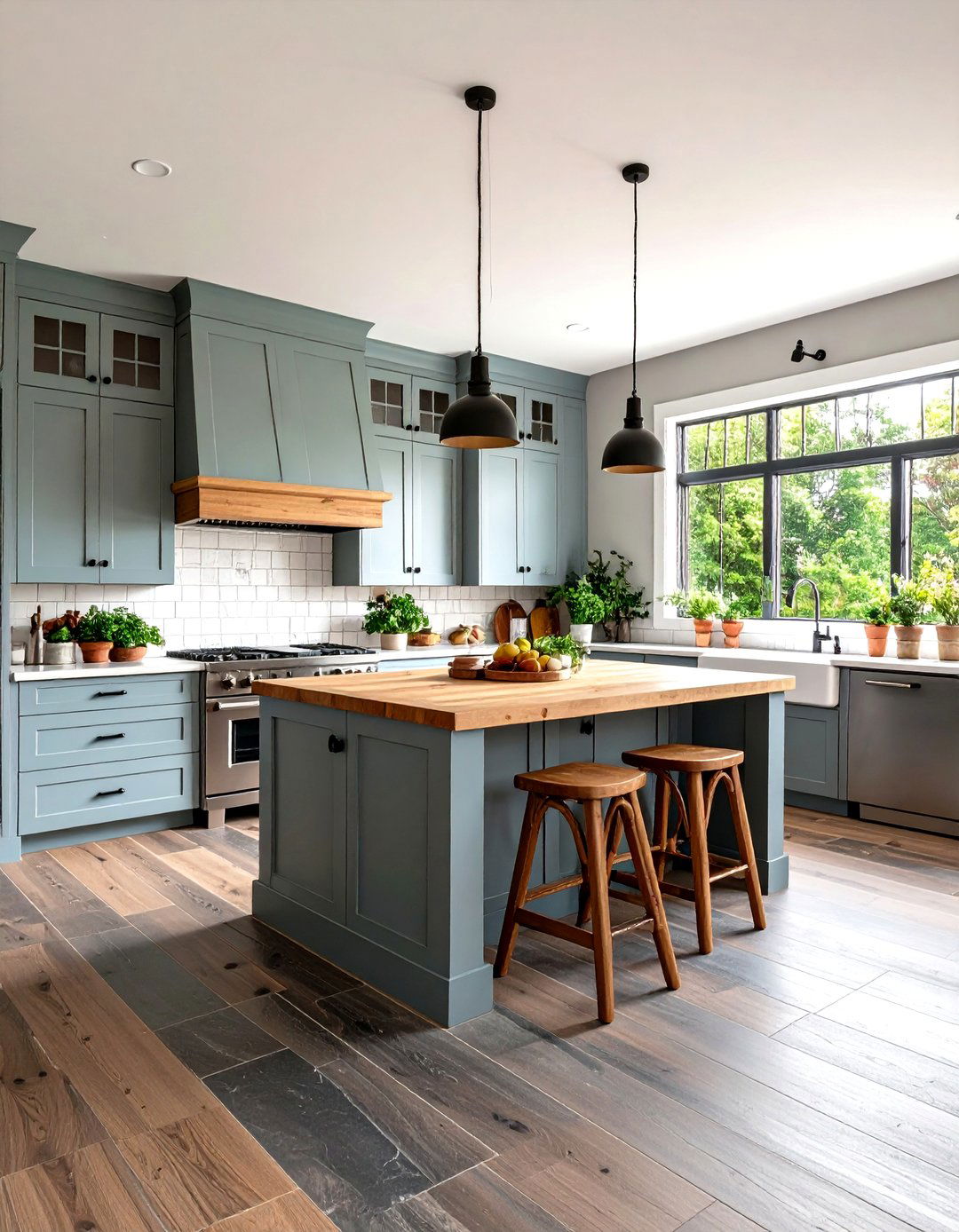 Natural Slate Tile Kitchen Floor - 30 kitchen floors ideas