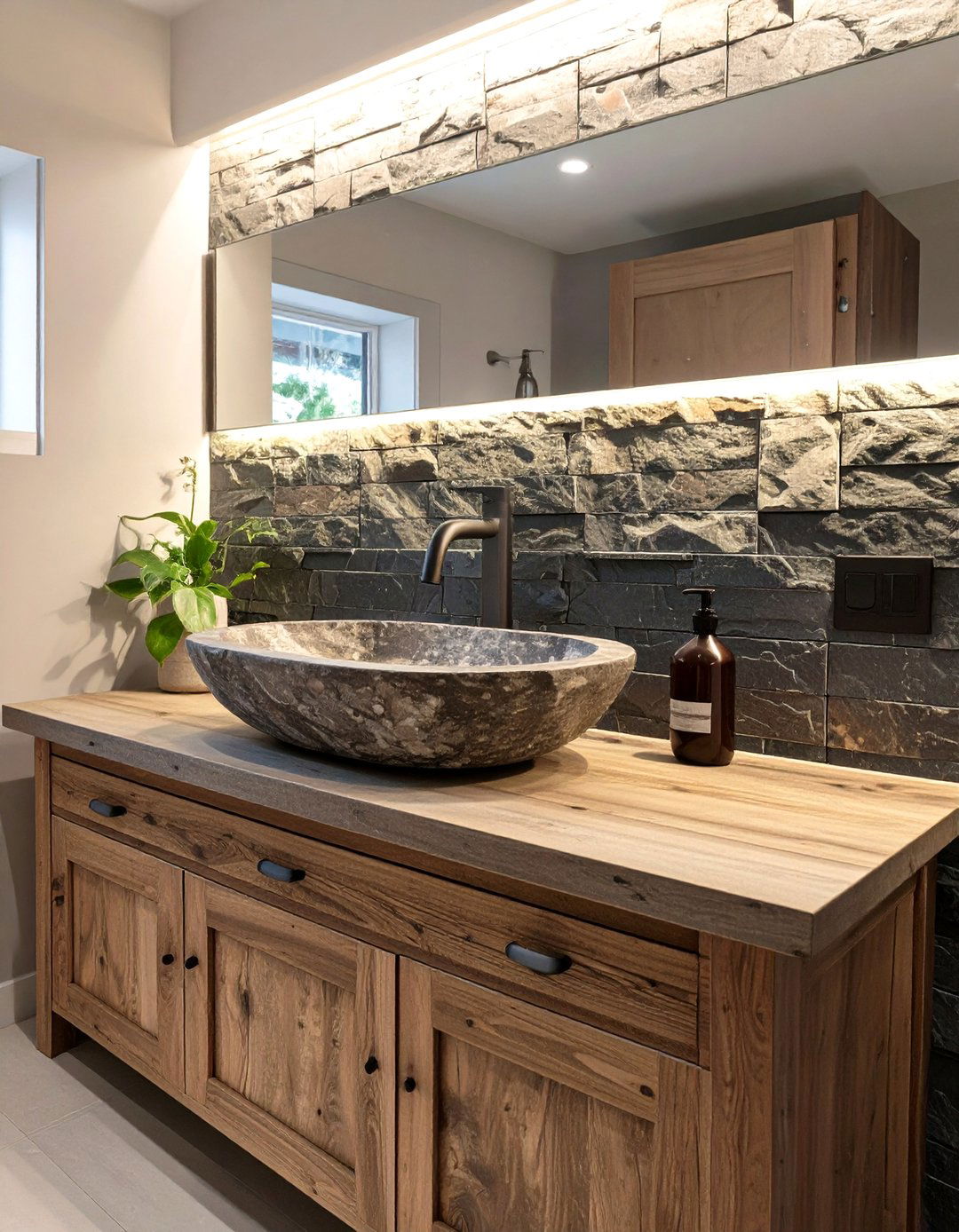30 Bathroom Sink Backsplash Ideas for Stylish Walls