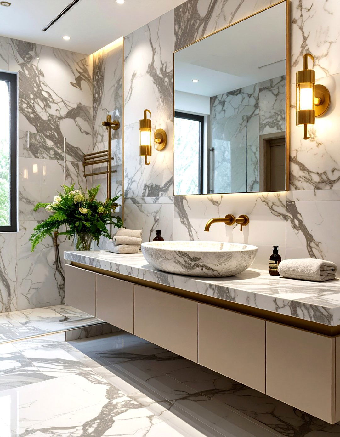 Natural Stone Bathroom Luxury - 30 bathroom interior design ideas