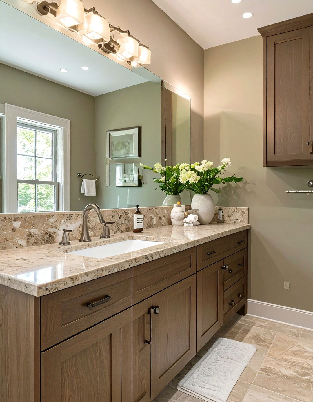 Natural Taupe Bathroom - 30 bathroom paint color ideas