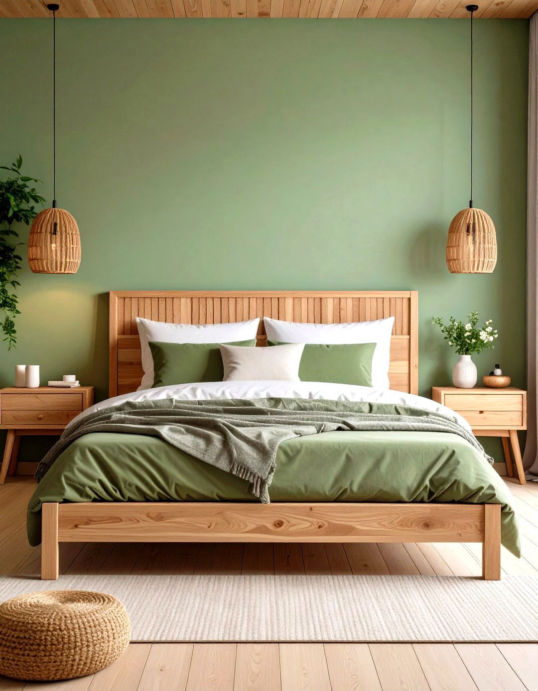 Natural Wood Elements - 30 romantic warm and cozy bedroom ideas