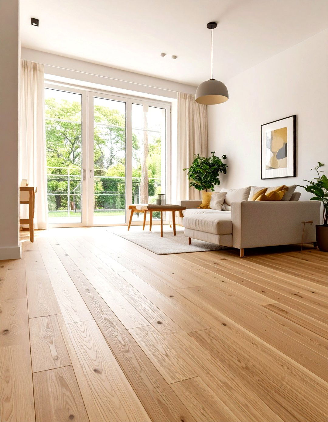 Natural Wood Flooring - 30 scandinavian house design ideas