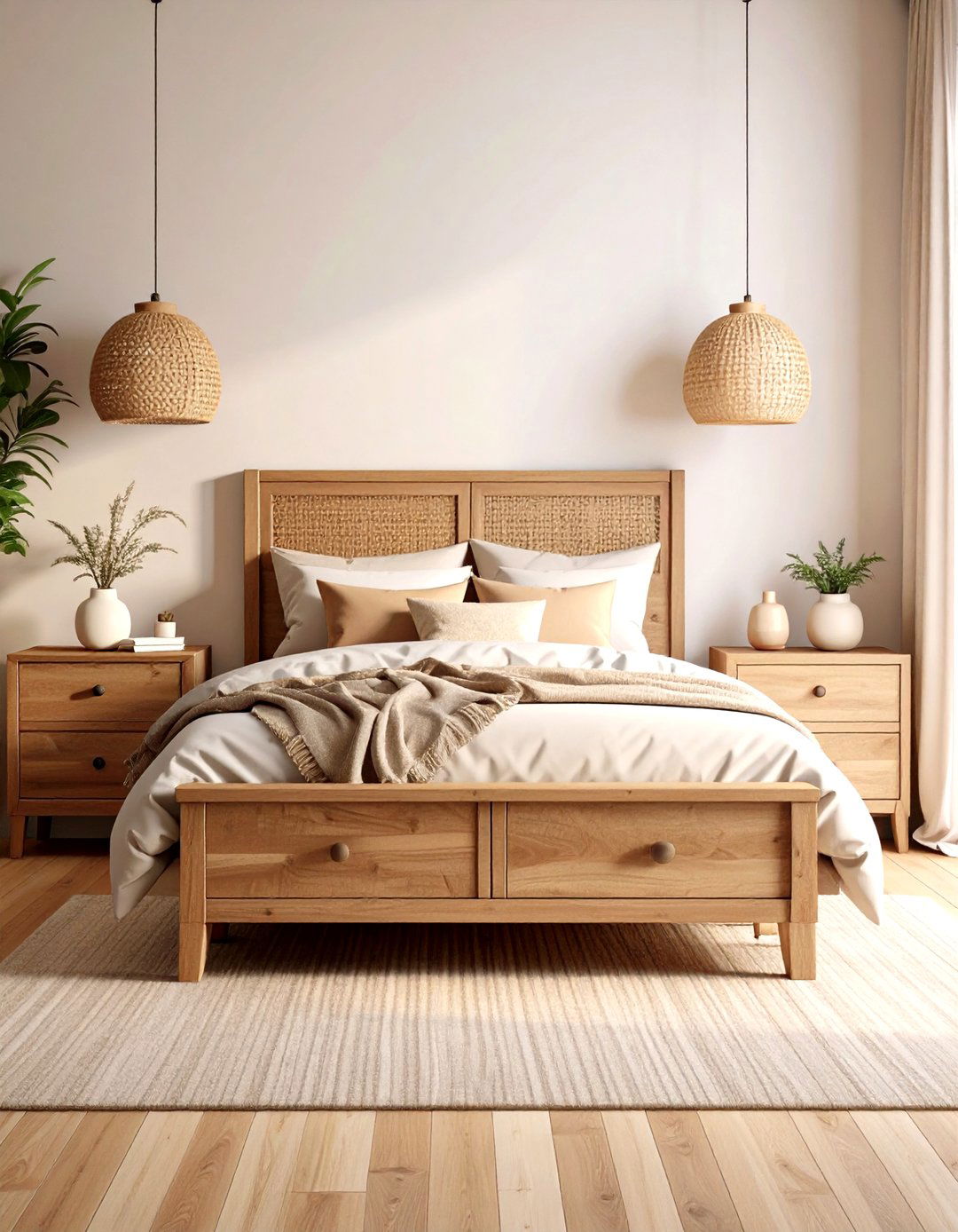 Natural Wood Furniture Tones - 30 pottery barn bedroom ideas