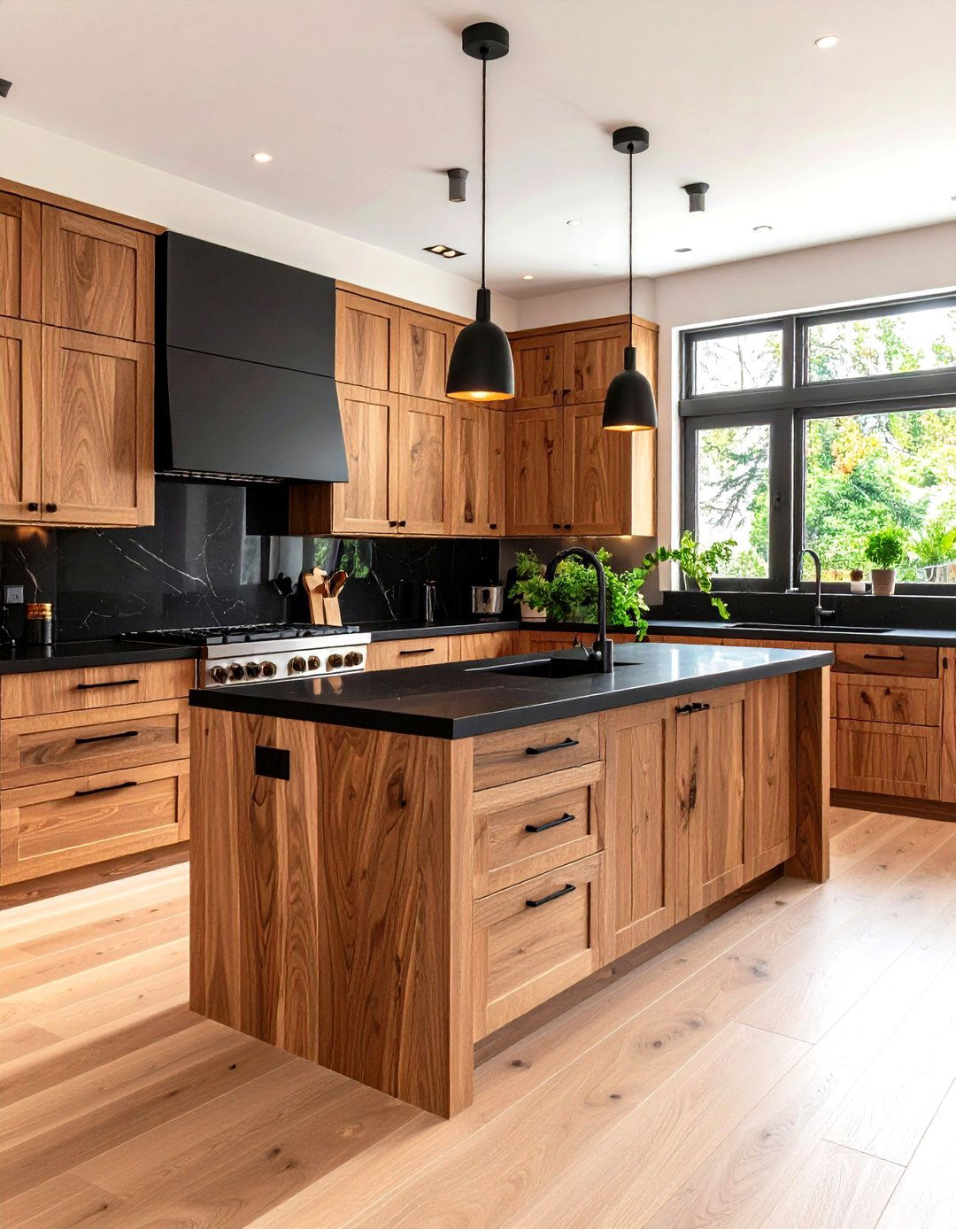 Natural Wood Grain as a Color - 30 kitchen color trends 2025