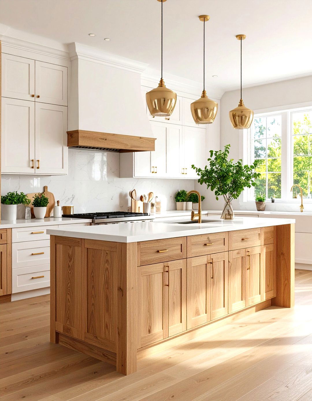 Natural Wood Kitchen Cabinets - 30 ideas for kitchen cabinets