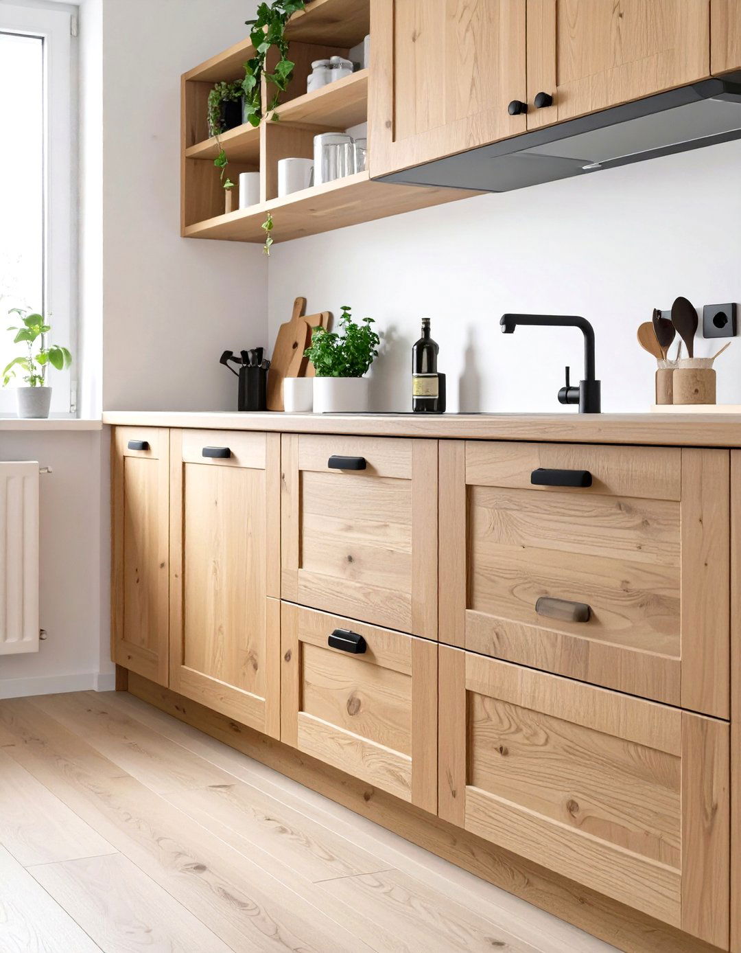 Natural Wood Small Kitchen Cabinets - 30 small kitchen cabinet ideas