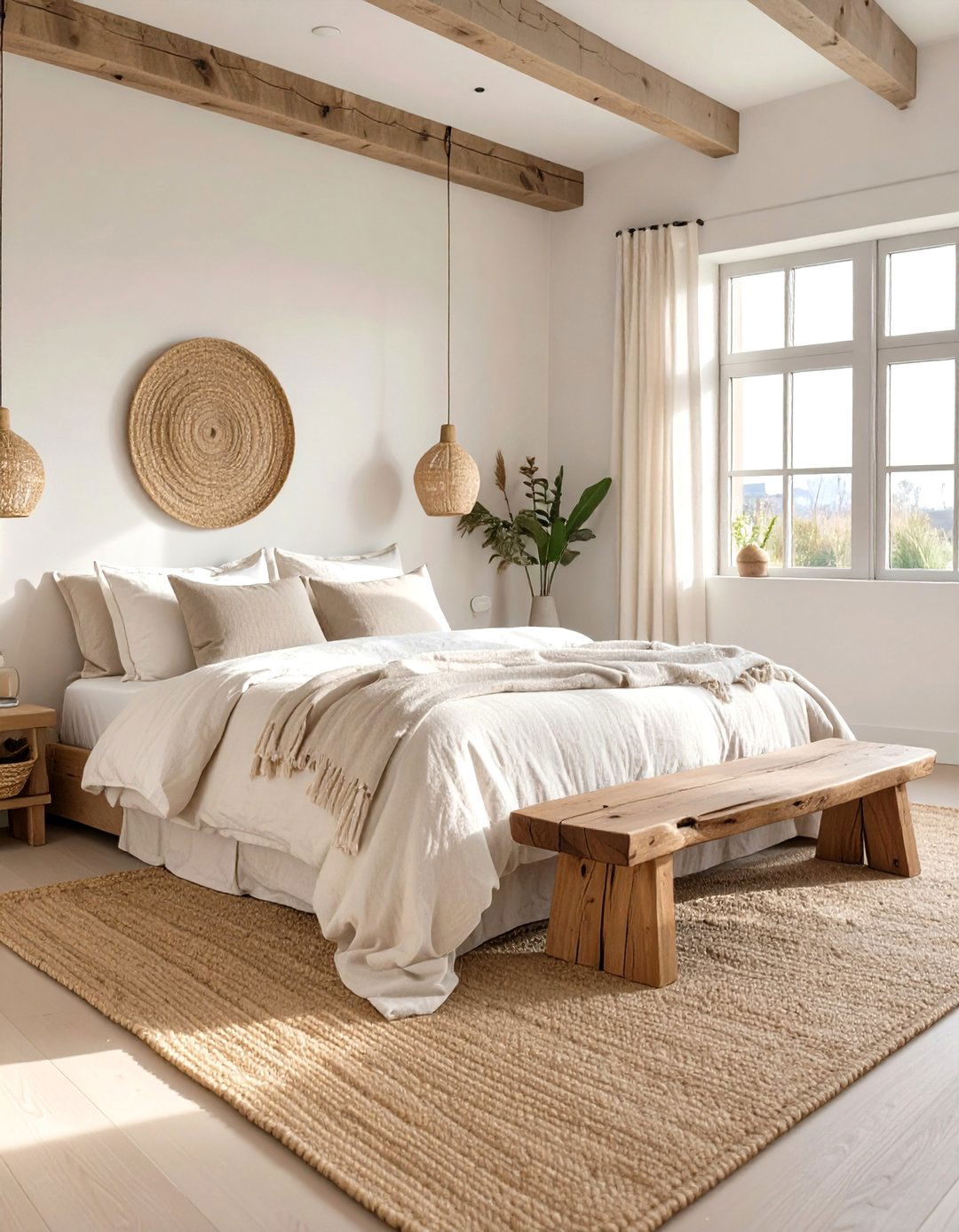 Natural and Organic Bedroom - 30 apartment bedroom ideas