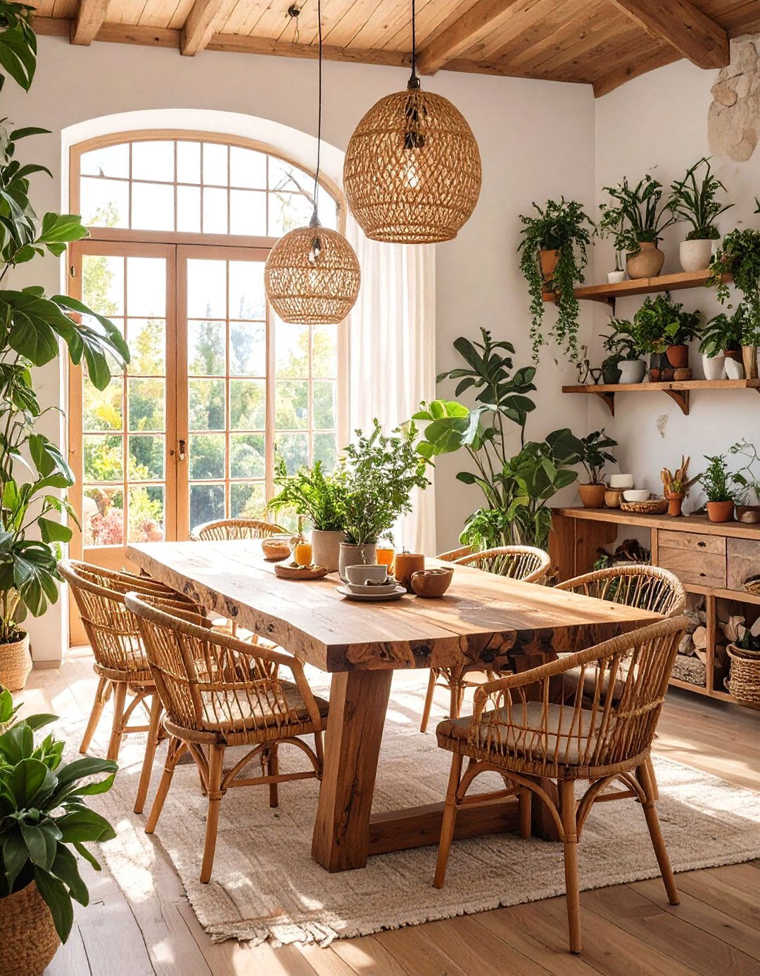 Natural and Organic Dining Room - 30 casual dining room ideas