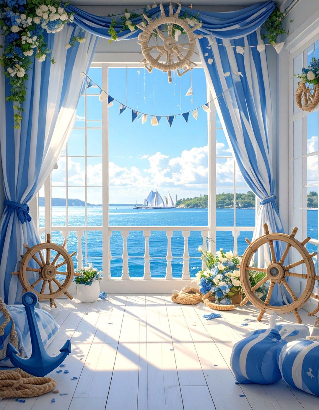 Nautical Ahoy Its a Boy! Sprinkle Shower - 30 sprinkle shower ideas