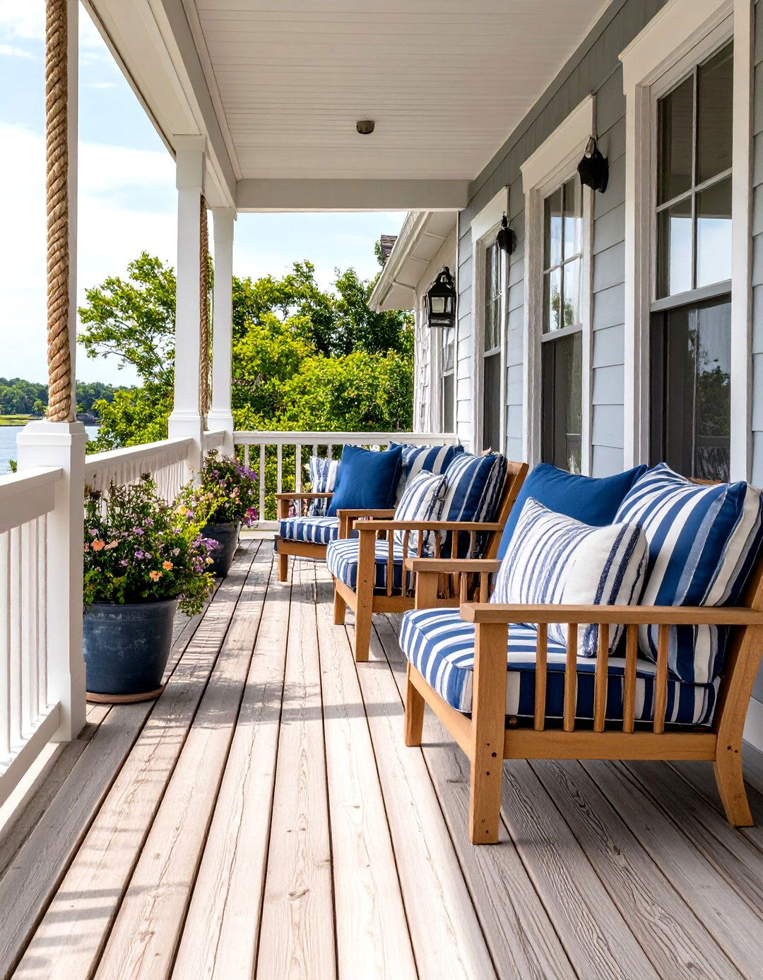 Nautical Rope Deck Railing - 30 deck railings ideas