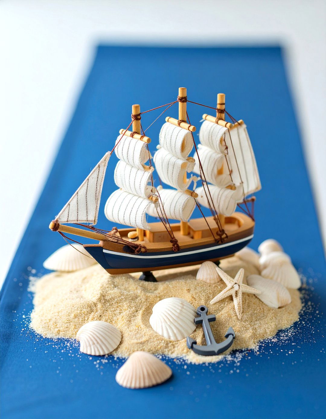 Nautical Sailboat Creation - 30 baby shower centerpiece ideas