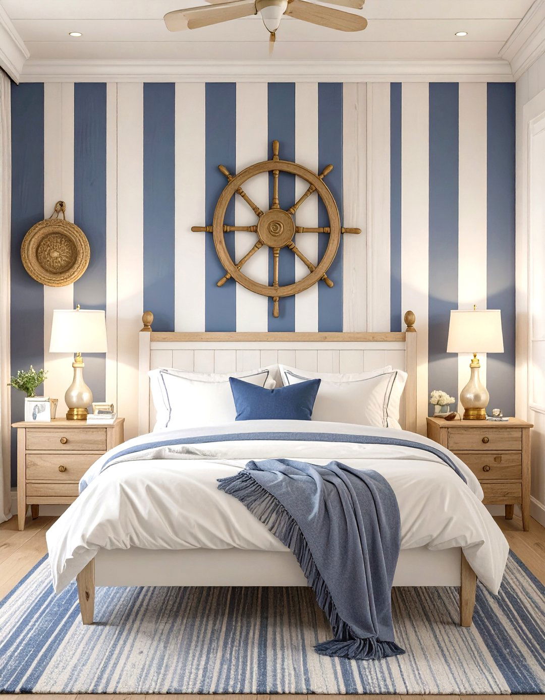 Nautical Seaside Guest Room - 30 guest room decor ideas