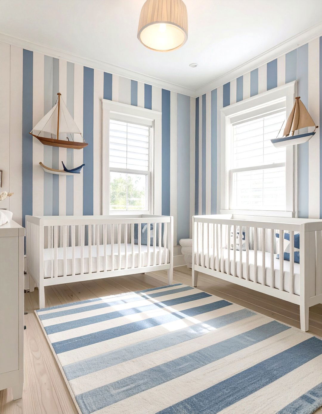 Nautical Twin Nursery Idea - 30 twin nursery ideas