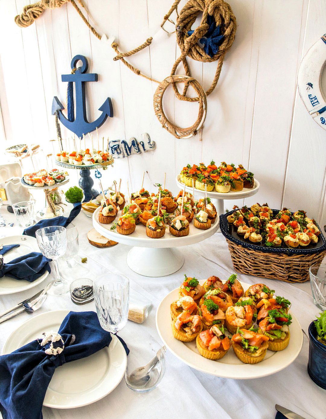 Nautical Tying the Knot Party - 30 couples shower ideas
