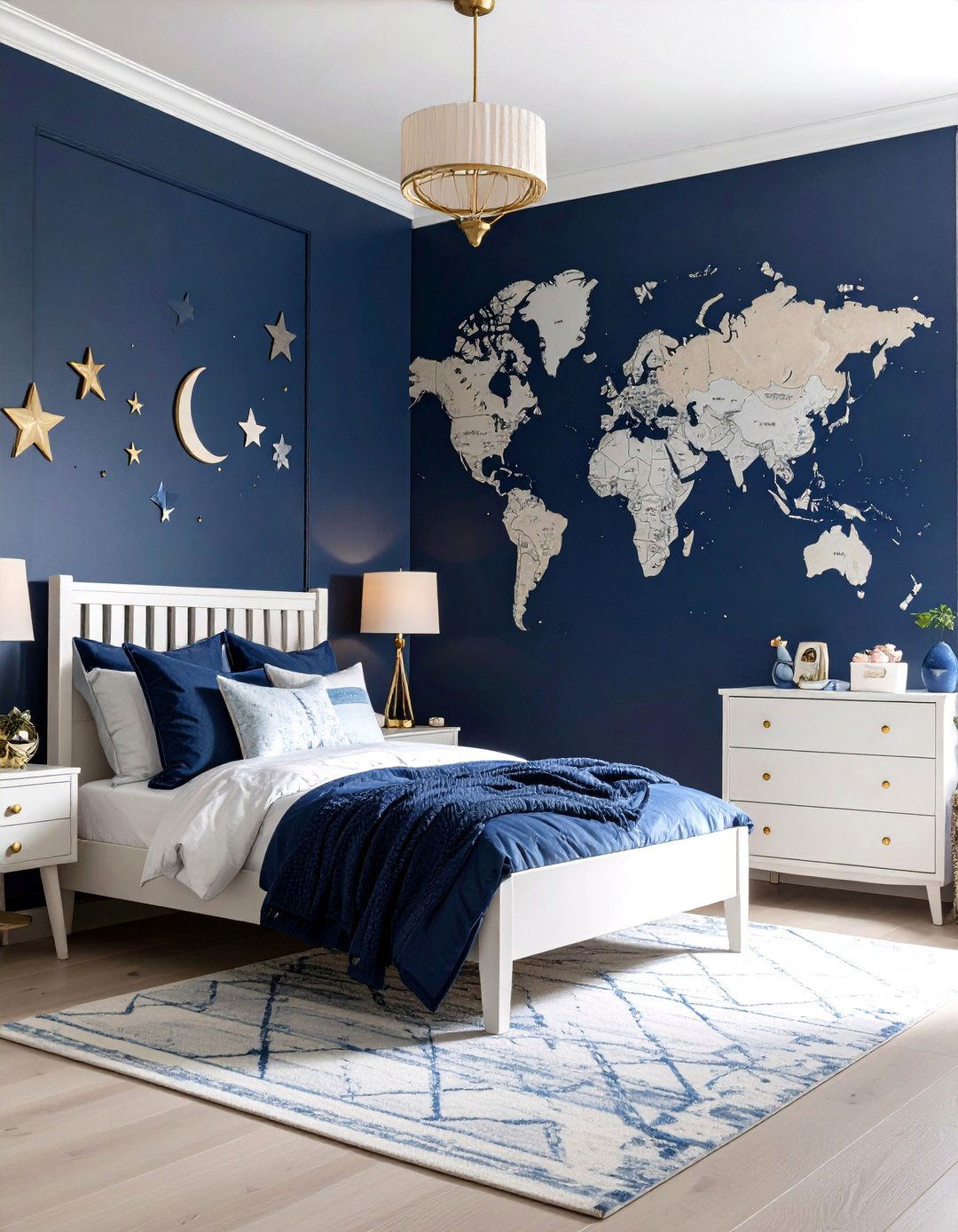 Naval A Nautical and Sophisticated Boys Room - 30 2025 paint color trends sherwin williams