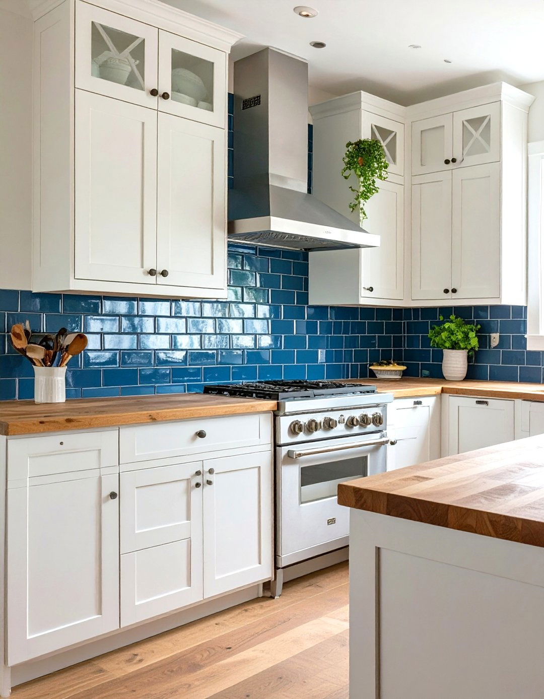Navy Blue Subway Tile Backsplash - 30 subway tile backsplash ideas