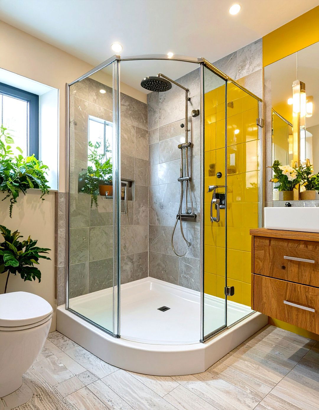 Neo Angle Corner Shower Conversion - 30 tub to shower conversion ideas