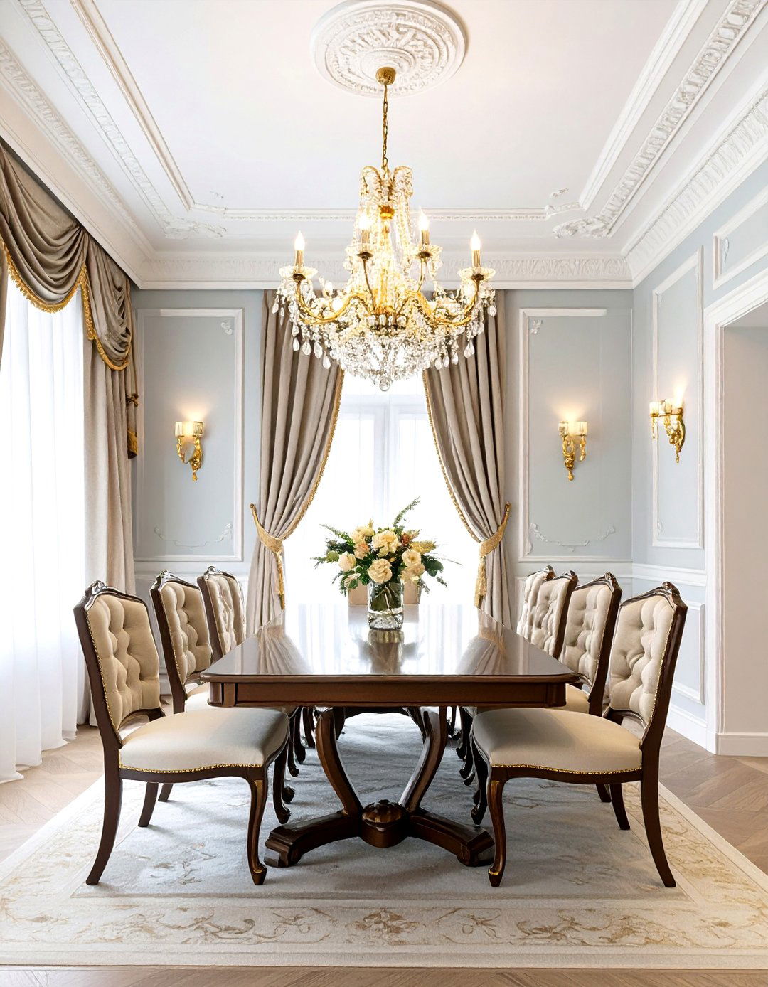 Neoclassical Elegance Dining Area - 30 interior design consultant ideas