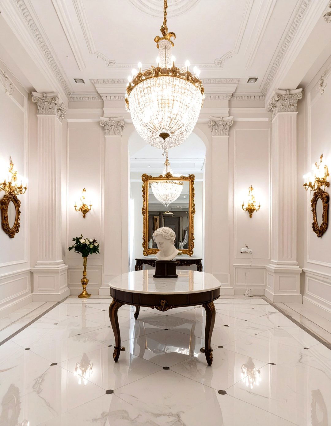 Neoclassical Elegance Foyer - 30 interior design photos ideas