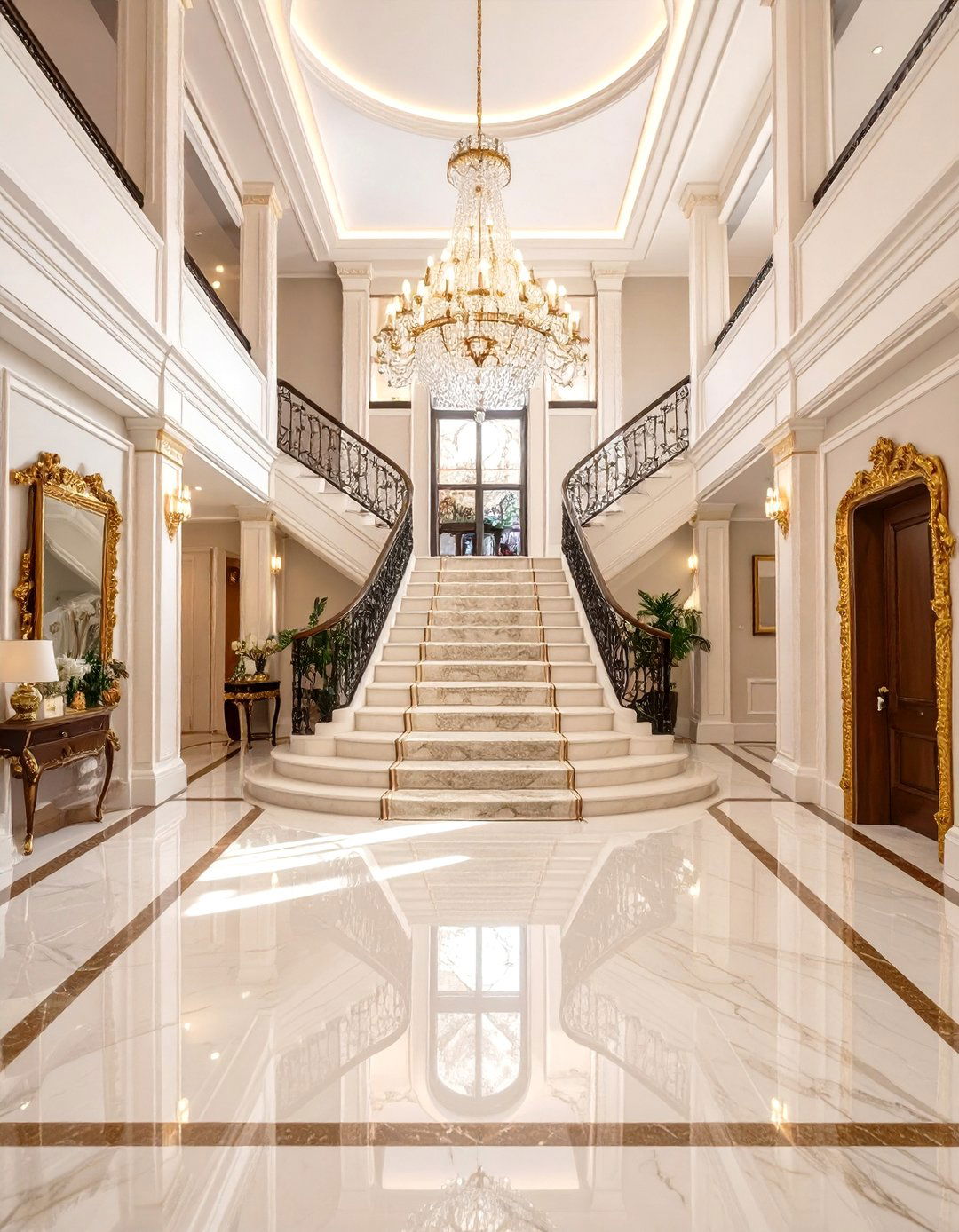 Neoclassical Grand Foyer - 30 interior design rendering ideas