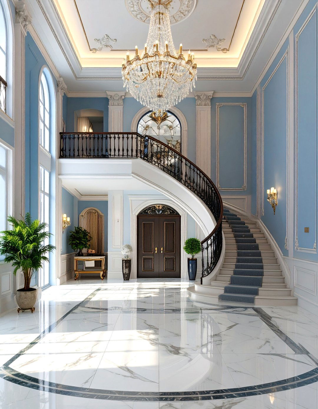 Neoclassical Grand Foyer - 30 homestyler -house design 3d ideas