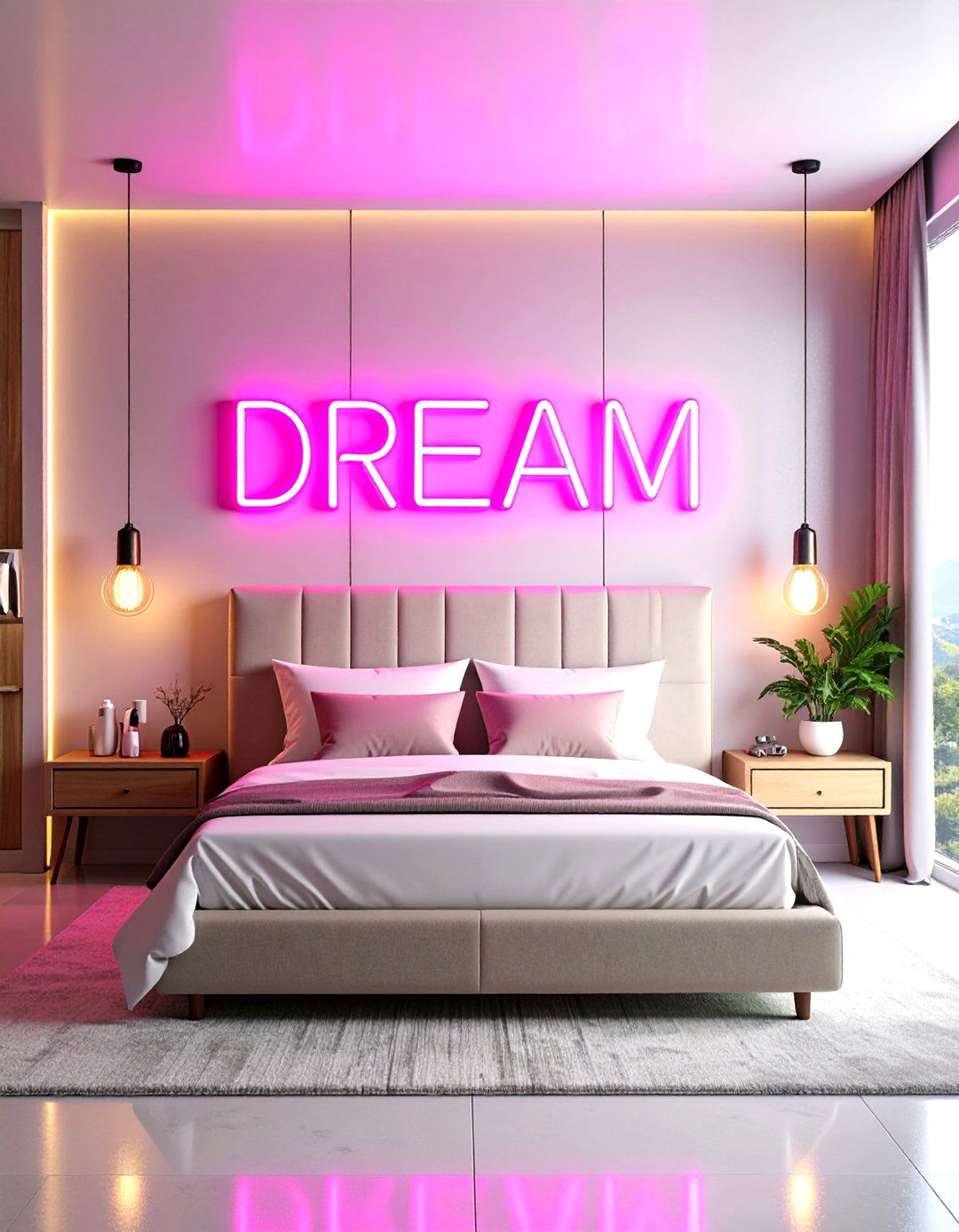Neon Lighting and Signage - 30 post modern interior design ideas