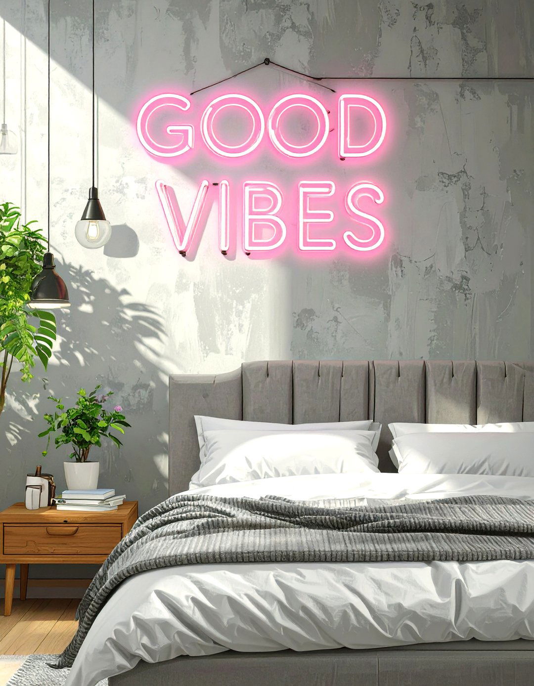 Neon Sign Wall Art - 30 teenage girls bedroom ideas
