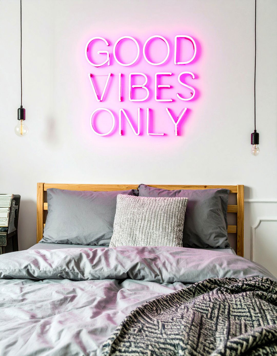 Neon Sign with a Custom Quote - 30 teen room inspo ideas
