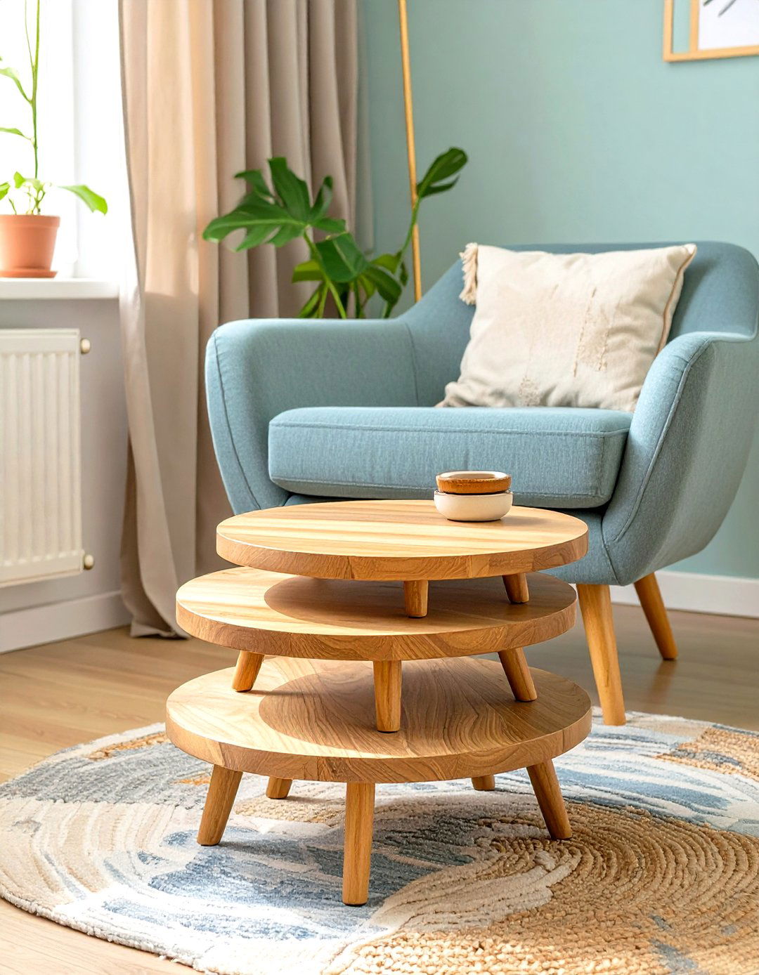 Nesting Tables for Flexible Surfaces - 30 small room decor ideas