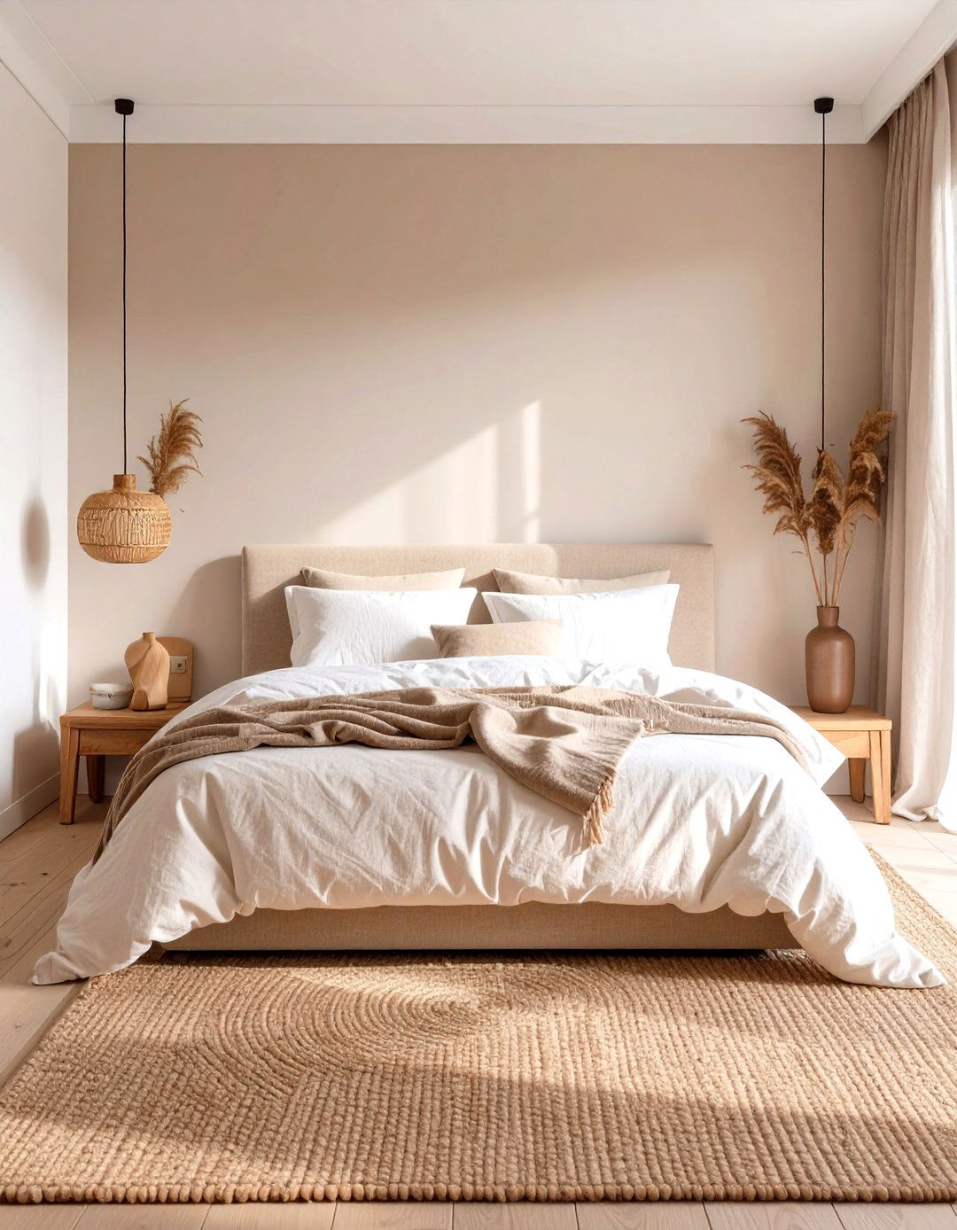 Neutral Color Palette with Earthy Tones - 30 simple bedroom ideas