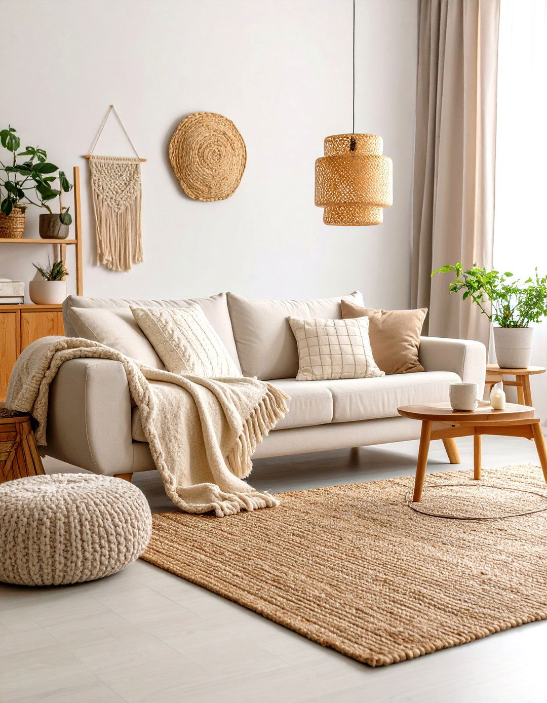 Neutral Tonal Living Room - 30 decoration ideas for living room