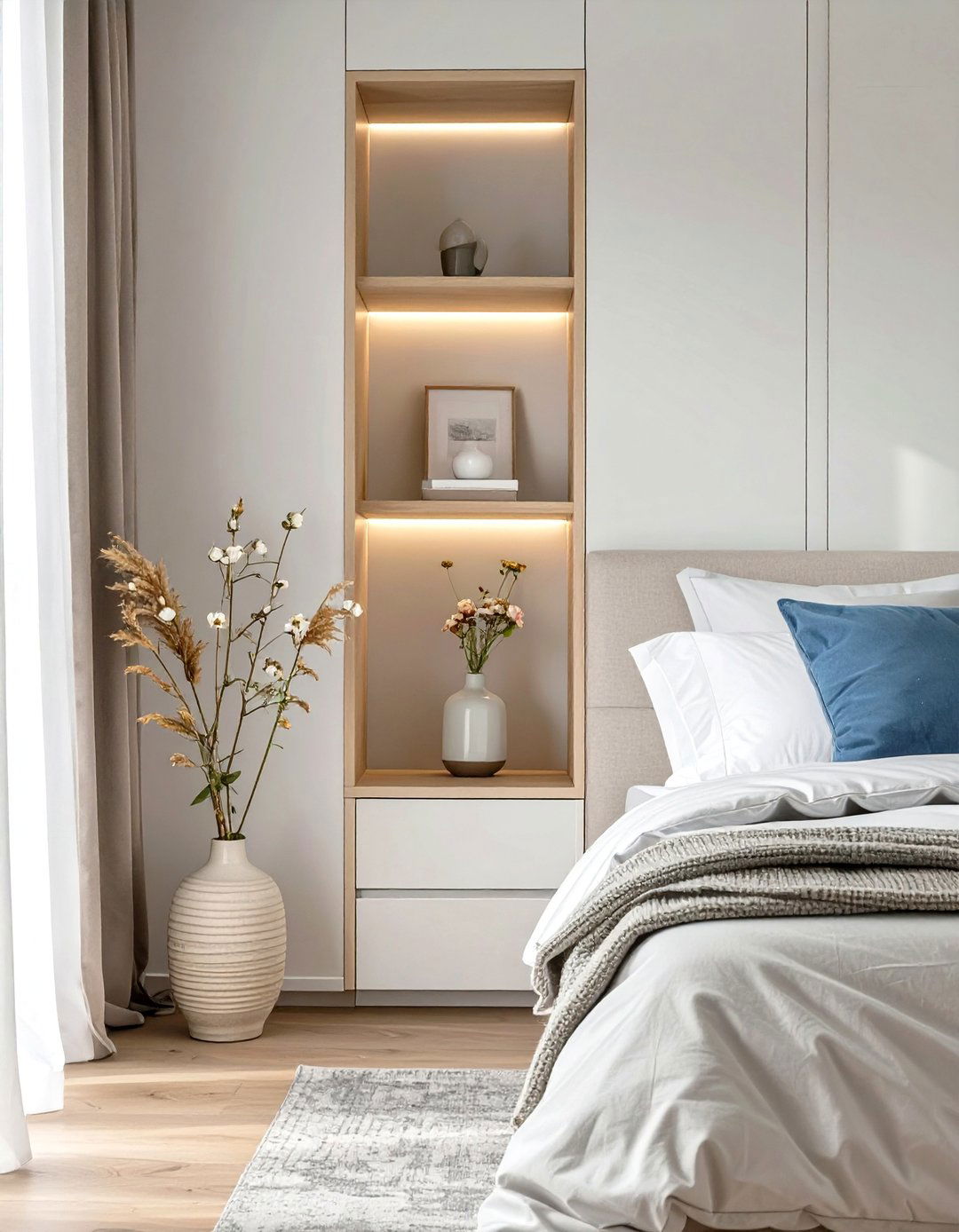 Niche Bedroom Shelving - 30 bedroom shelf ideas
