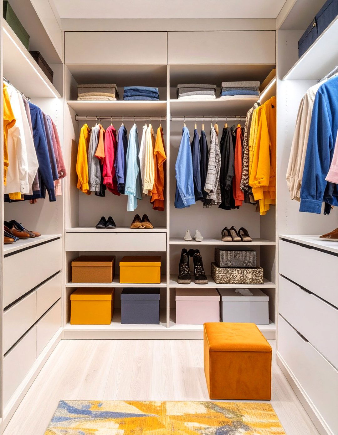 No Door at All for an Open Concept Closet - 30 alternative to closet door ideas