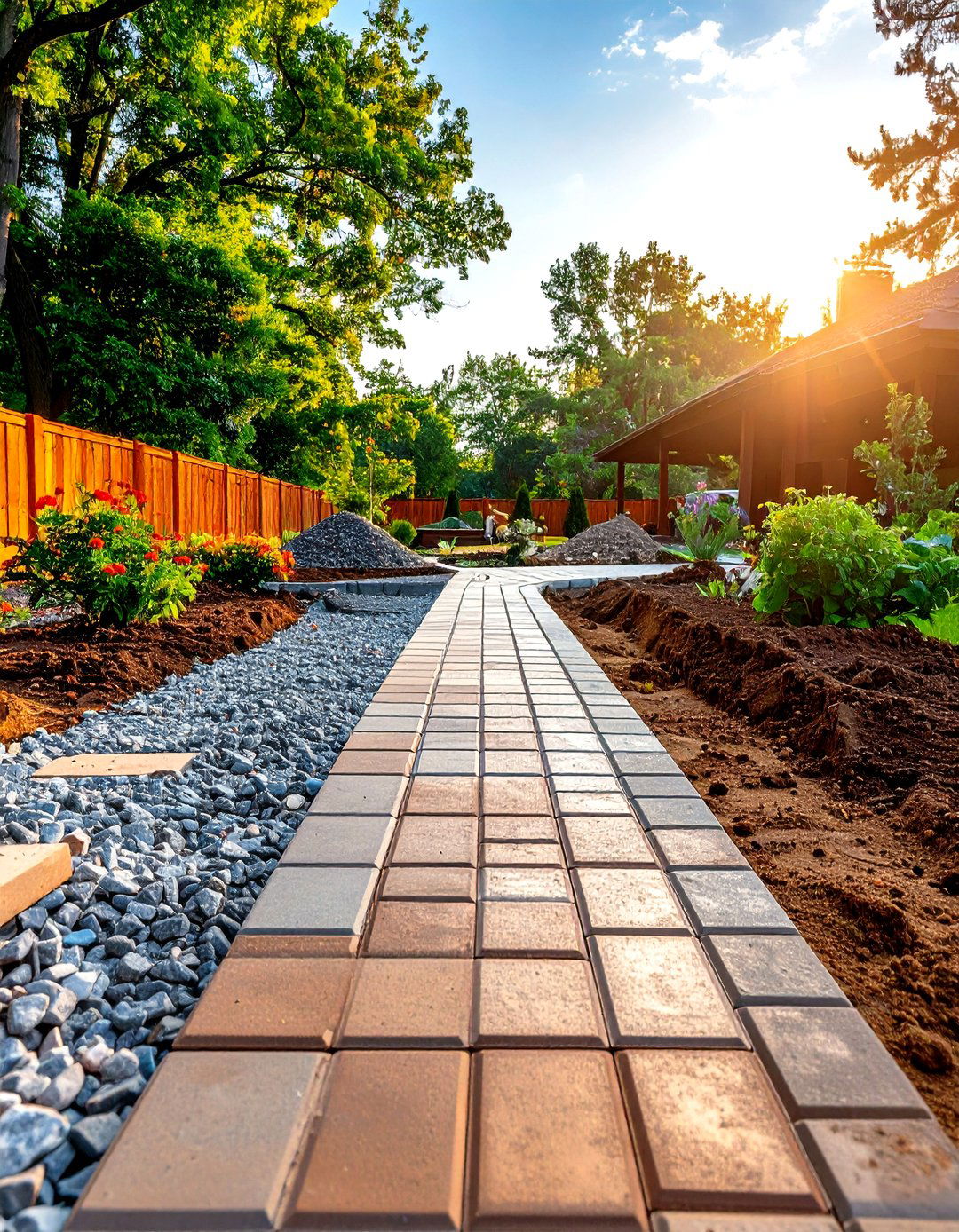 Non Mortared Dry Lay Paver Patio - 30 paver patio ideas on a budget