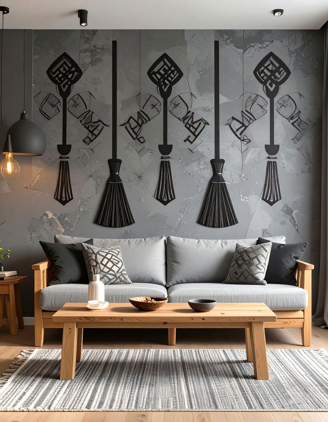 Nordic Rune Broom Wallpaper - 30 broom wallpaper ideas