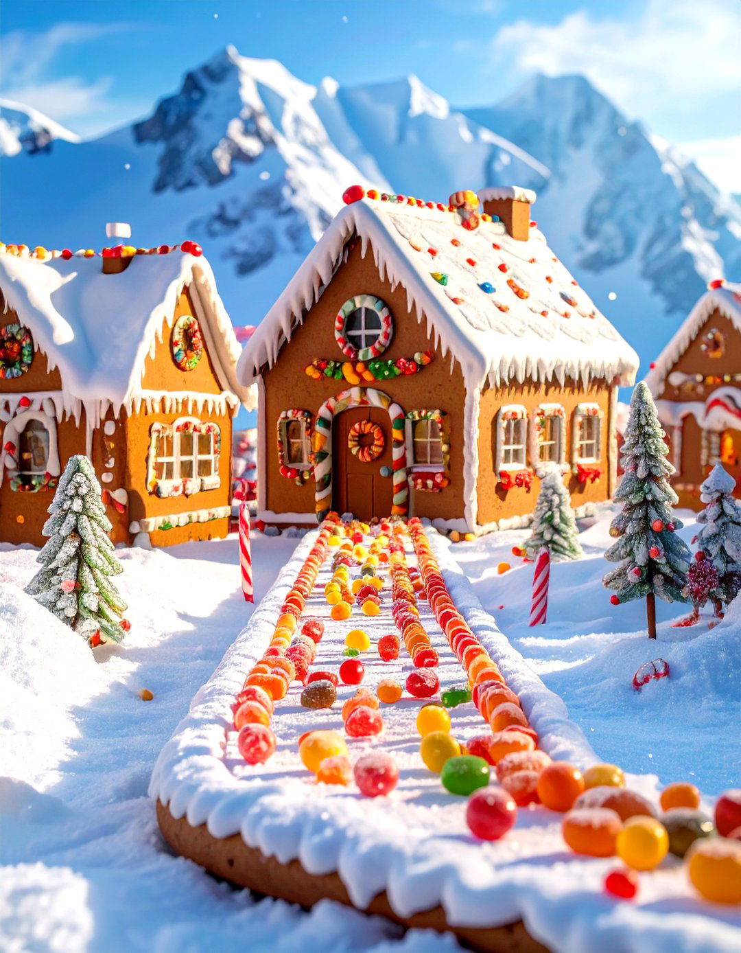 North Pole Gingerbread Workshop - 30 gingerbread house design ideas