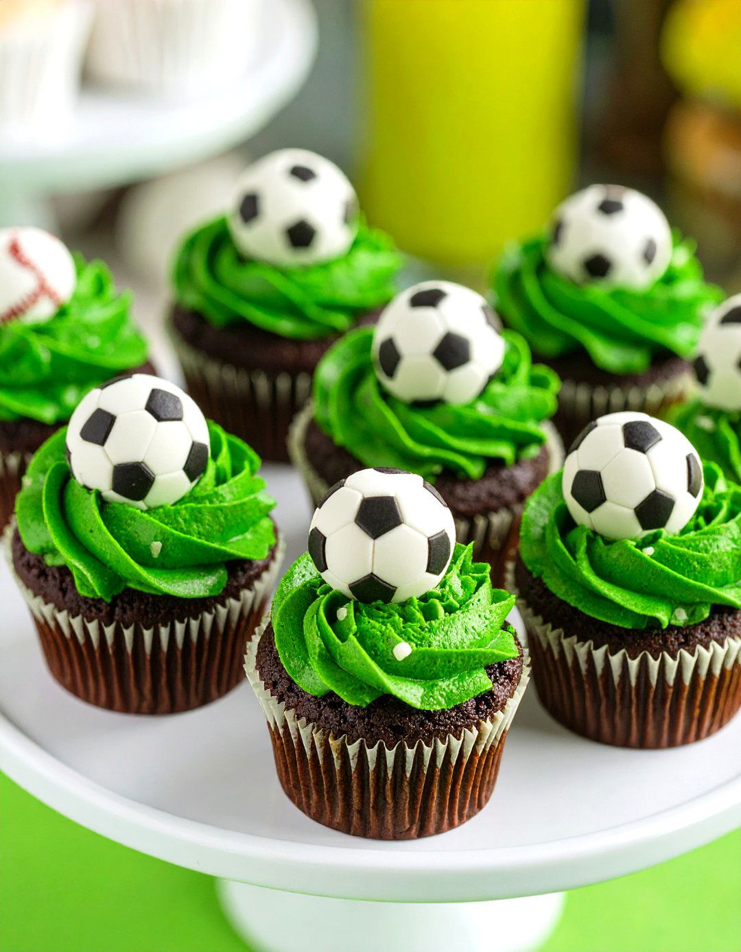 Oh Boy! Sports Themed Cupcakes - 30 baby shower cupcake ideas