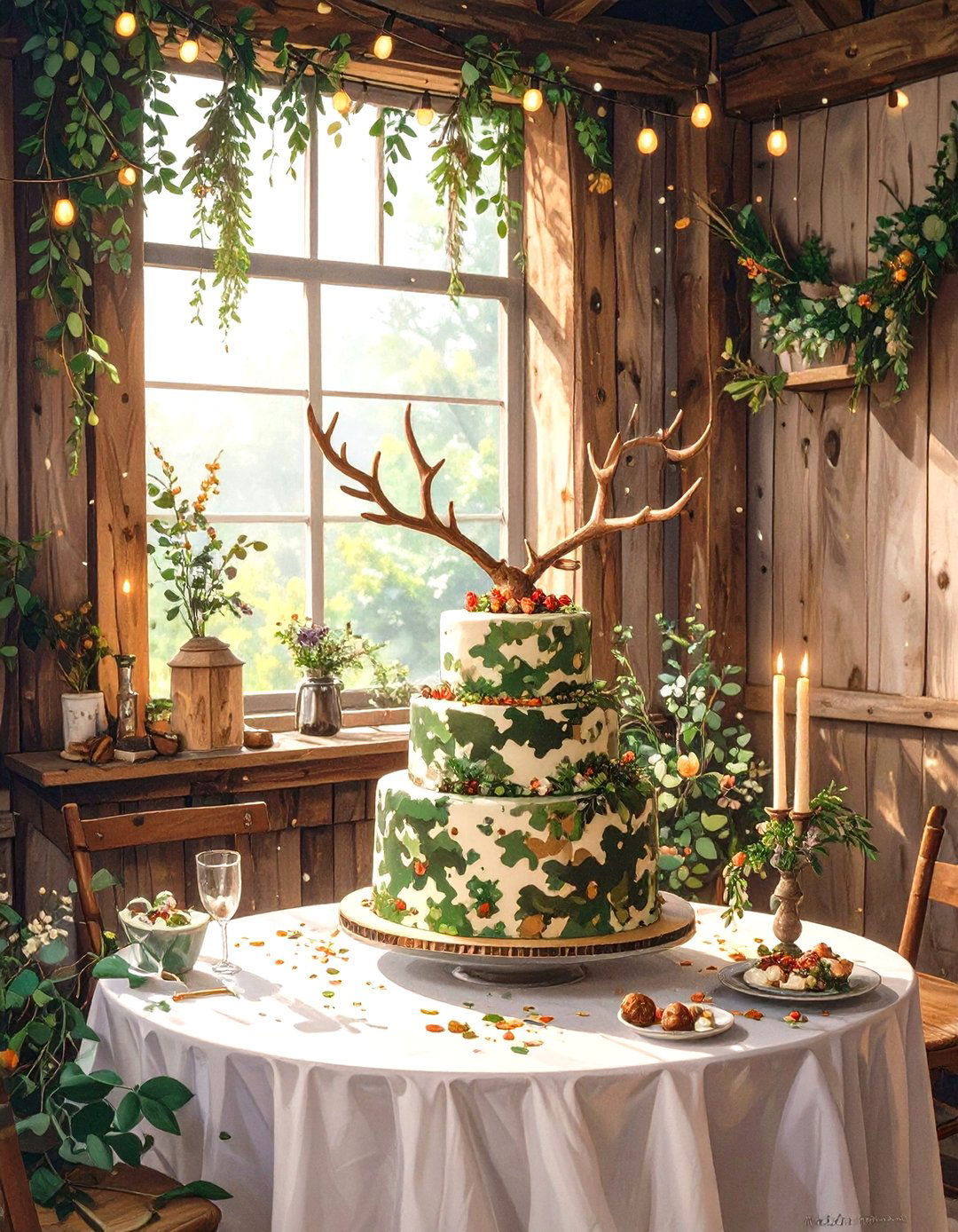 Oh Deer! Camouflage Sprinkle Shower - 30 sprinkle shower ideas