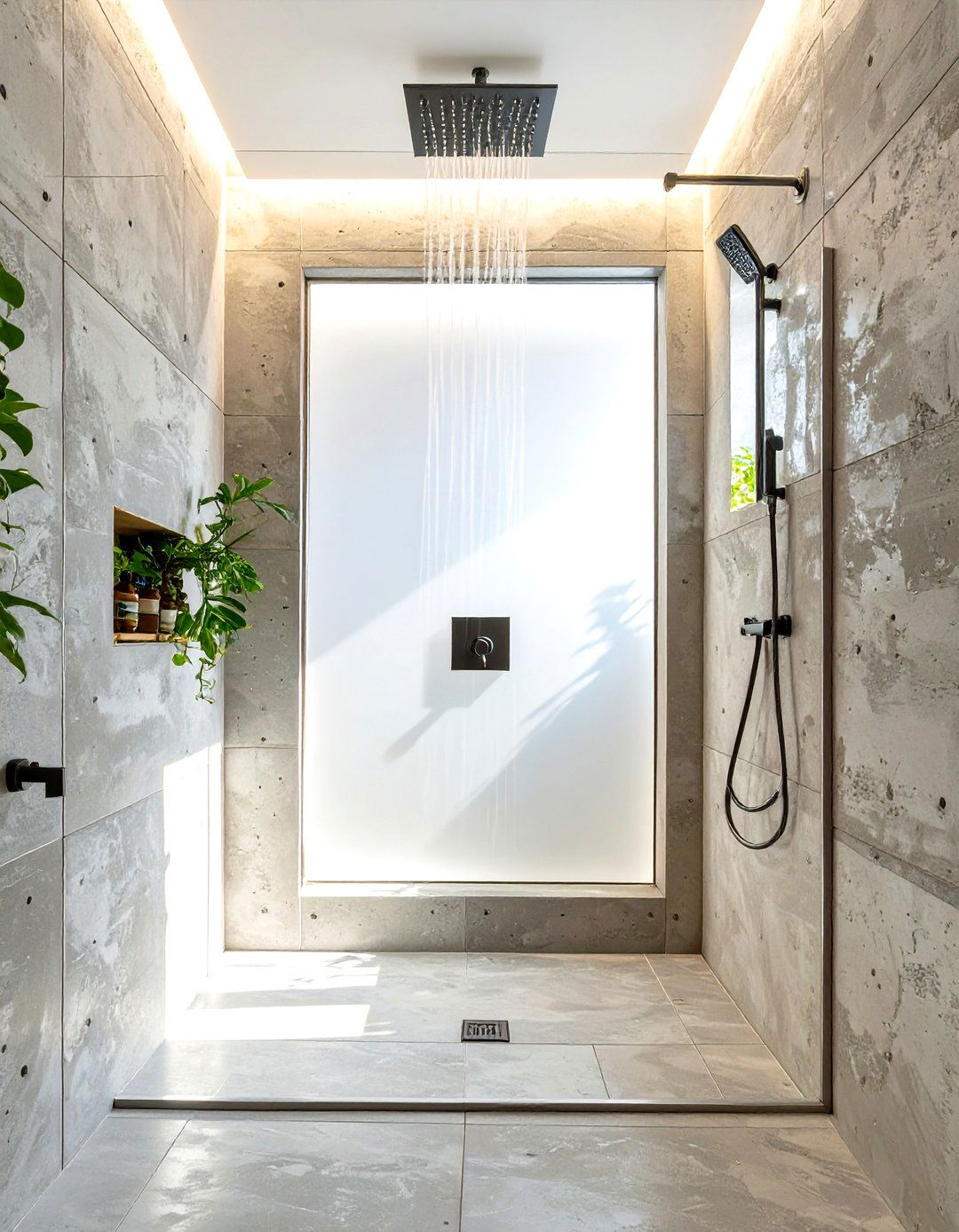 Opaque Glass Shower Window - 30 shower window ideas