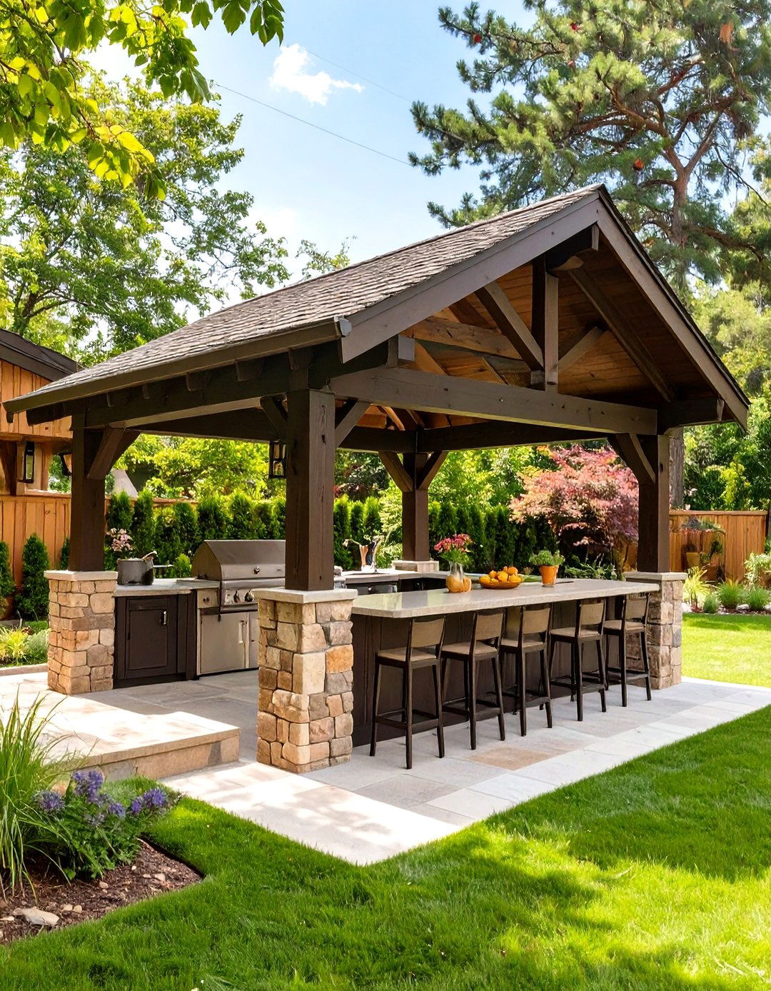 Open Air Pavilion Summer Kitchen - 30 summer kitchen ideas