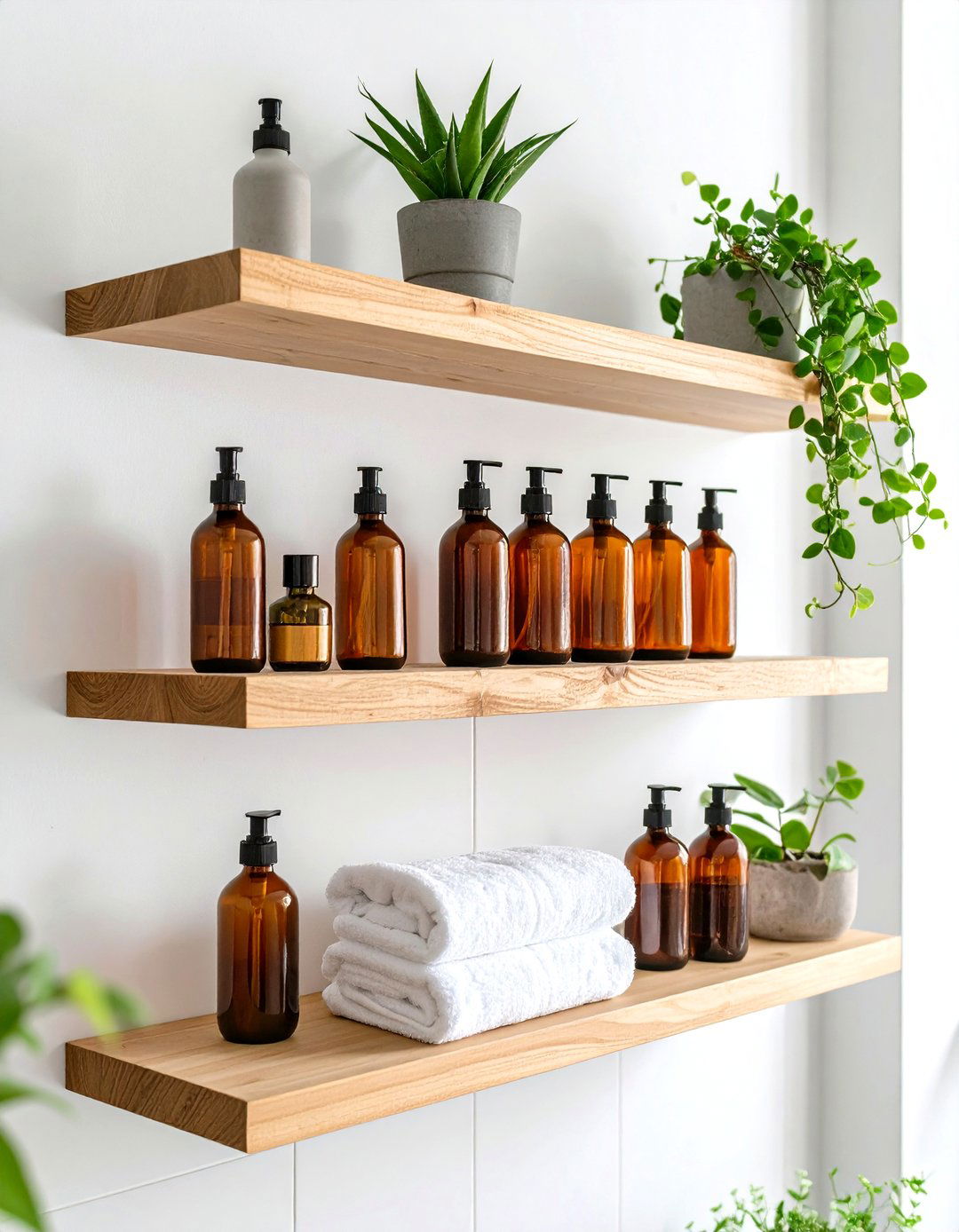 Open Bathroom Shelving - 30 pinterest bathroom ideas
