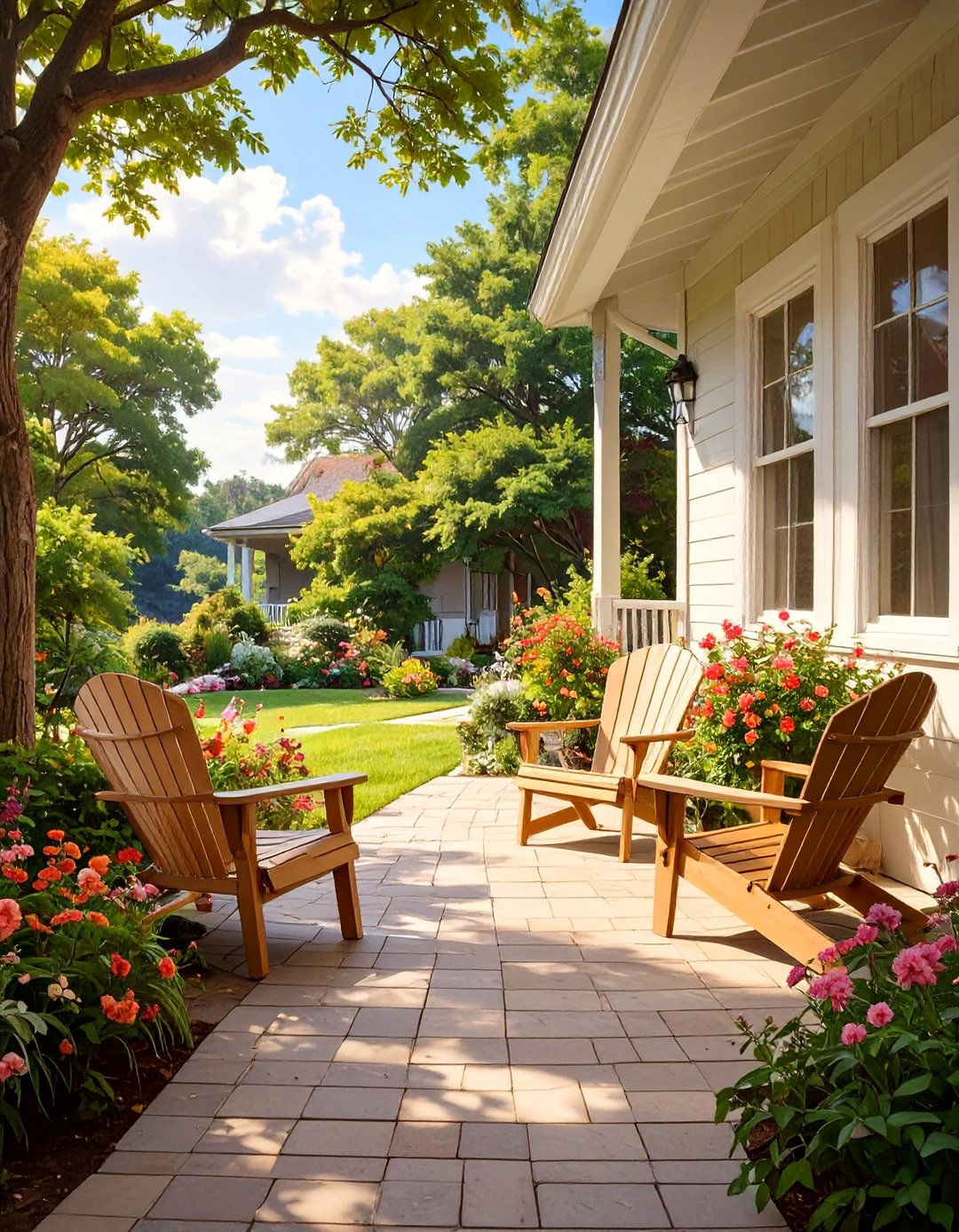 Open Concept Breezeway Porch - 30 back porch designs