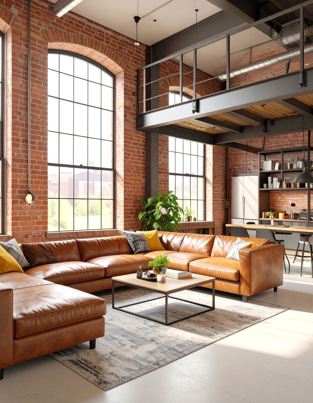 Open Concept Industrial Loft Living Room - 30 sims 4 living room ideas