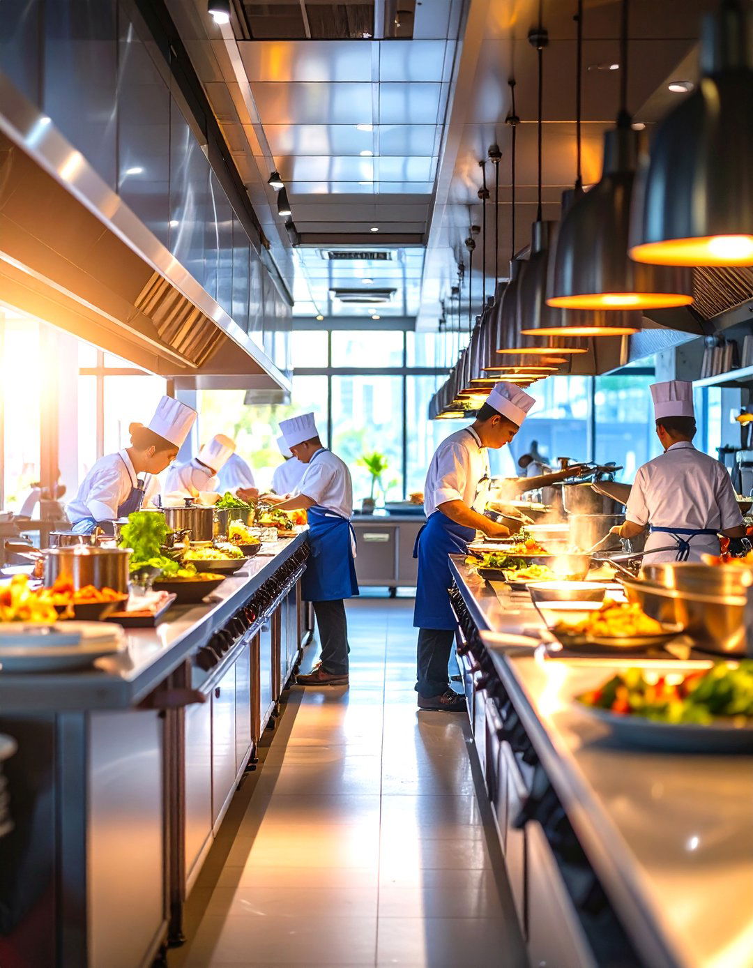 Open Concept Kitchen Design - 30 restaurant kitchen design ideas