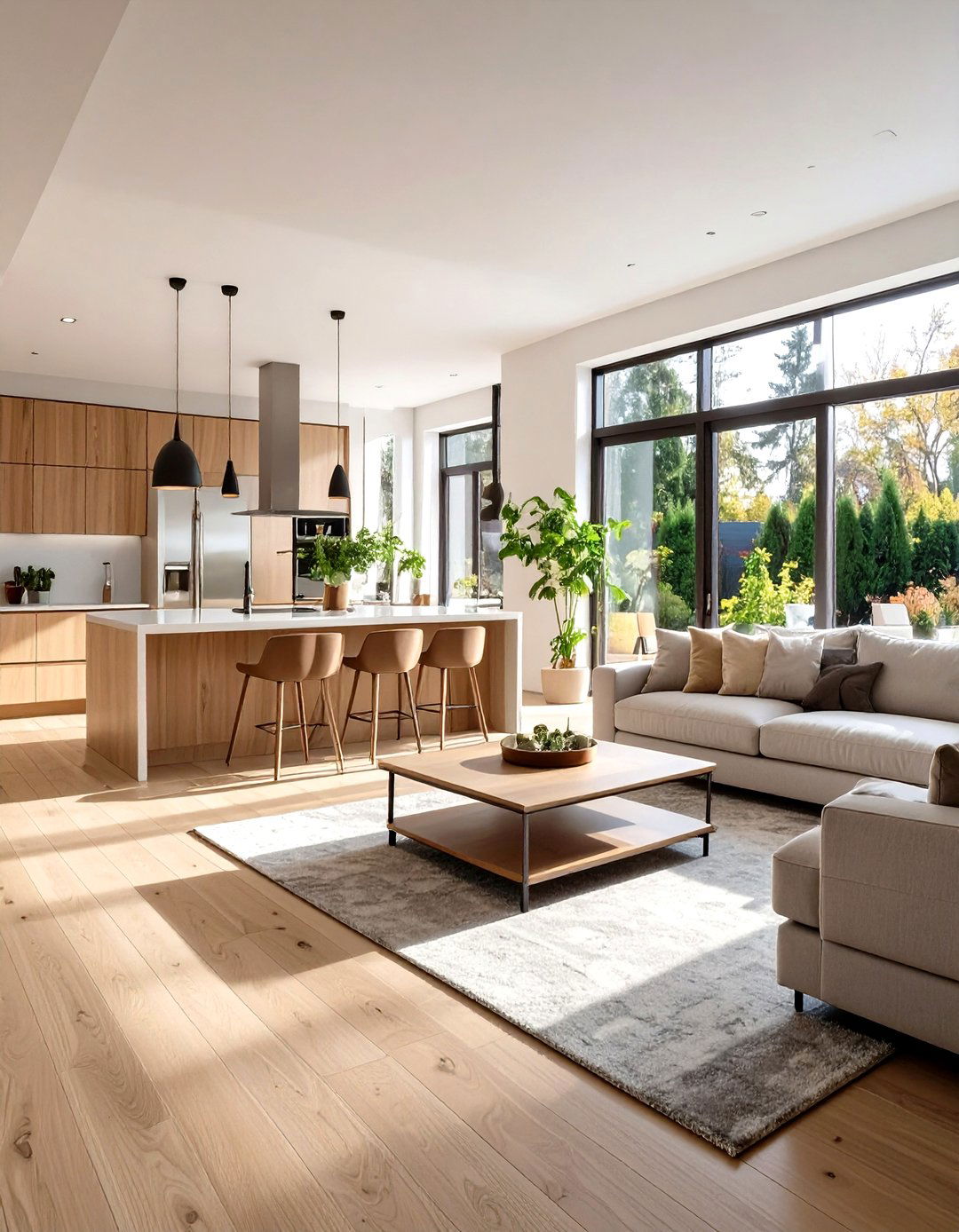 Open Concept Living Kitchen - 30 contemporary kitchen ideas