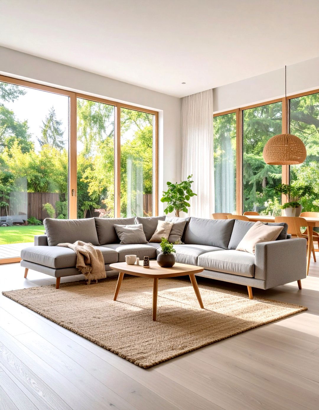 Open Concept Living Room with Defined Zones - 30 popular living room ideas