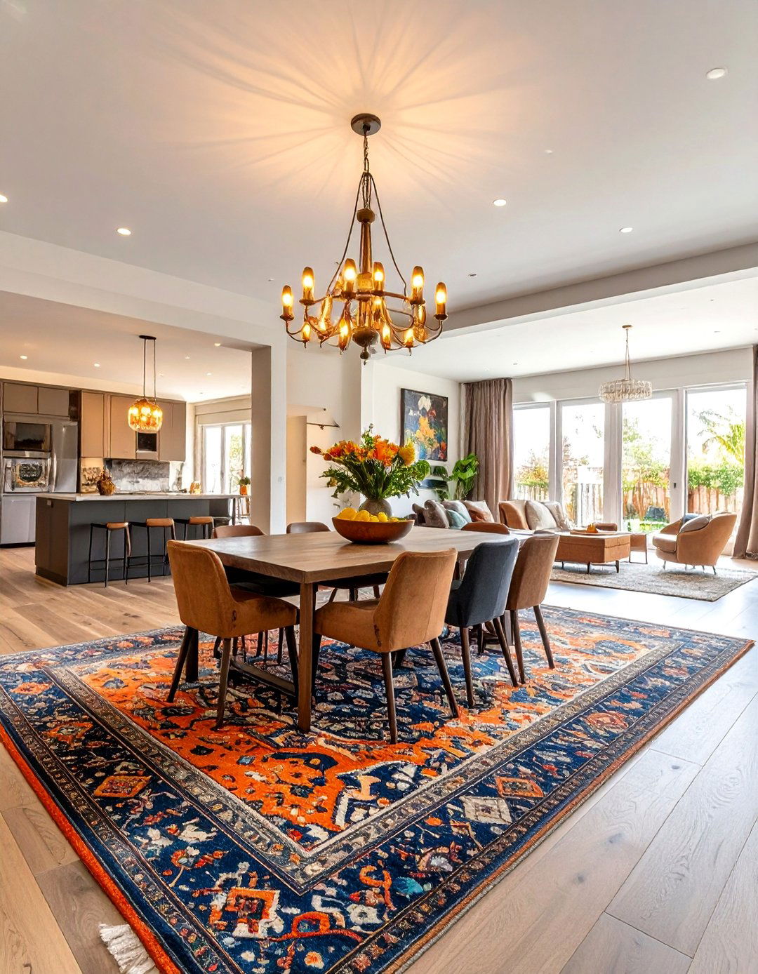 Open Concept Living and Dining - 30 casual dining room ideas