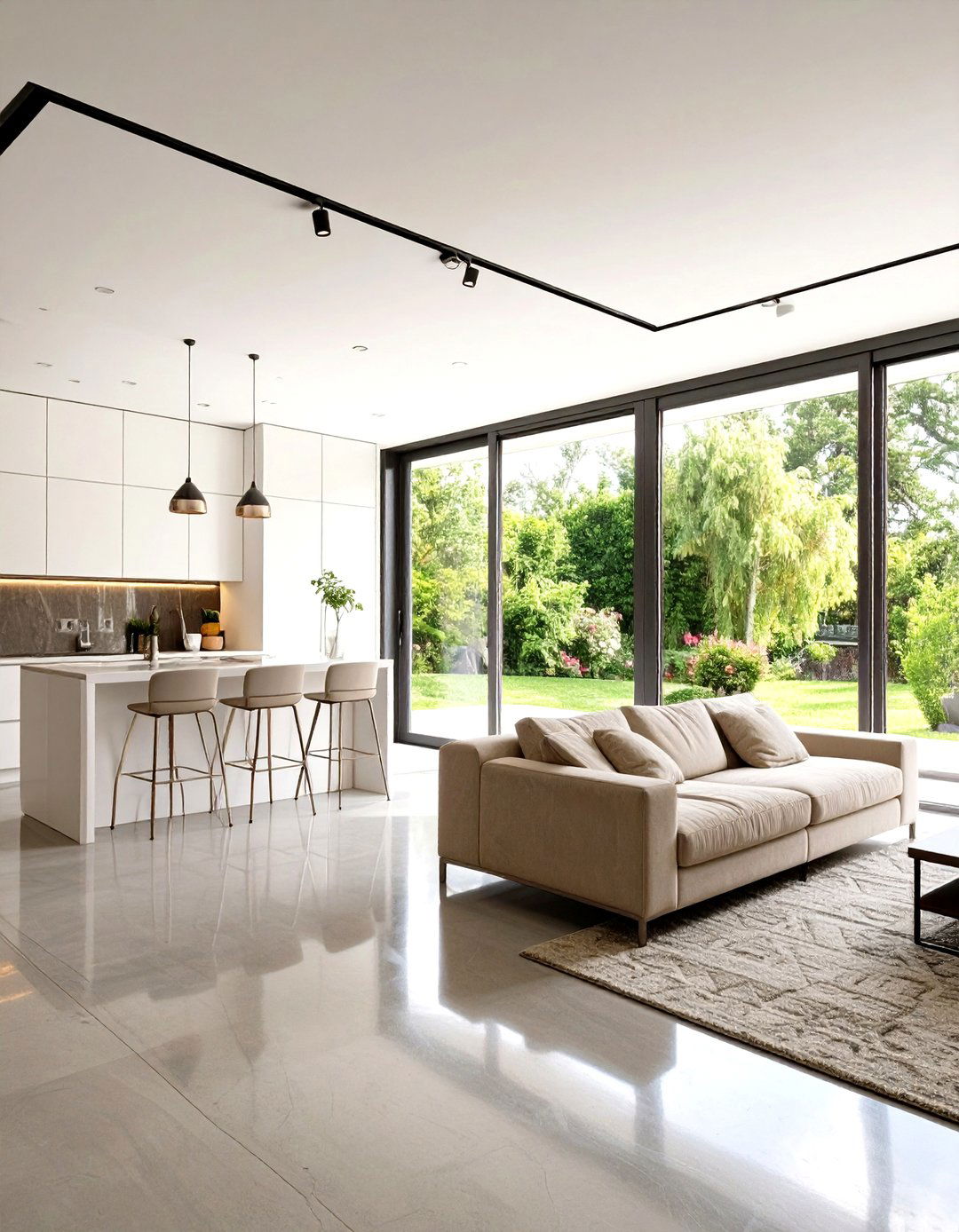 Open Concept Living with Natural Light - 30 contemporary house design ideas