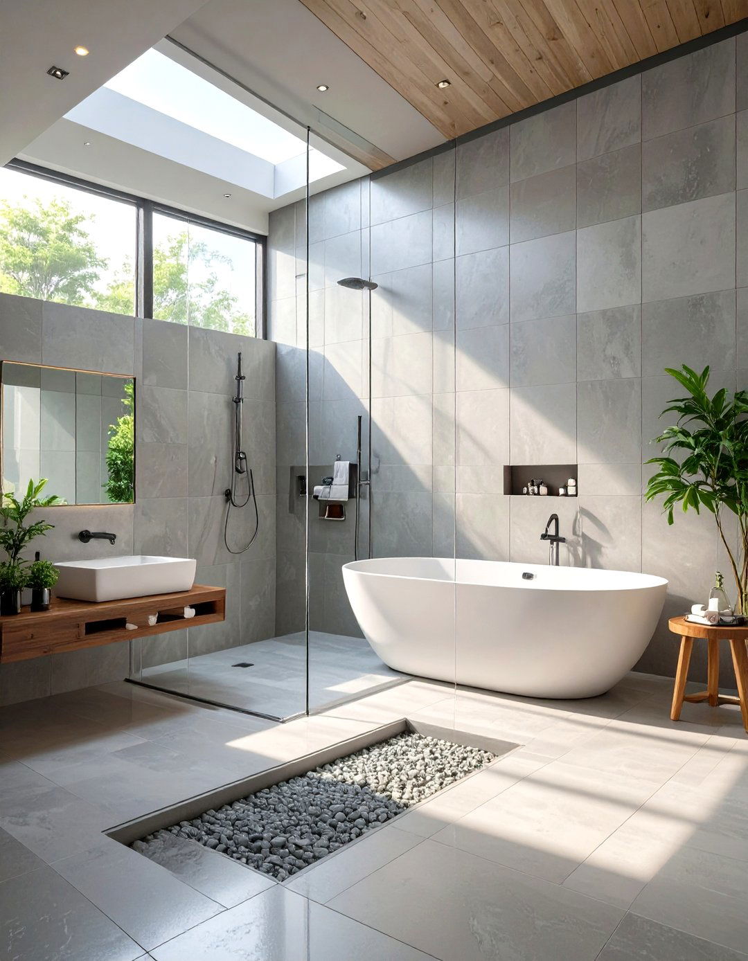 Open Concept Wet Room - 30 modern bathroom design photos ideas
